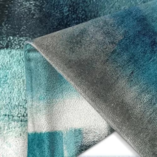 Britimes Throw Pillow Covers Set of 2, 18 x 18 Inch | Velvet, Teal Peacock Blue, Zipper Closure thumbnail 7