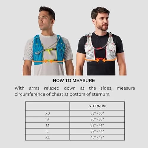 Nathan Pinnacle Race Vest & 12L Hydration Pack with 1.6L Water Bladder, Water-Resistant Pockets, Lightweight & Moisture Wicking | Unisex Running Vest thumbnail 6