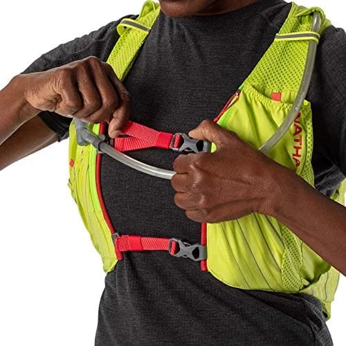 Nathan Women's Pinnacle Race Vest & 12L Hydration Pack with 1.6L Bladder Water-Resistant Moisture Wicking thumbnail 9
