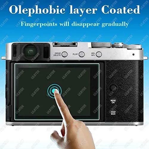 ULBTER Tempered Glass Screen Protector for Fujifilm X100VI X-E4 X100V | 3+2 Pack thumbnail 4