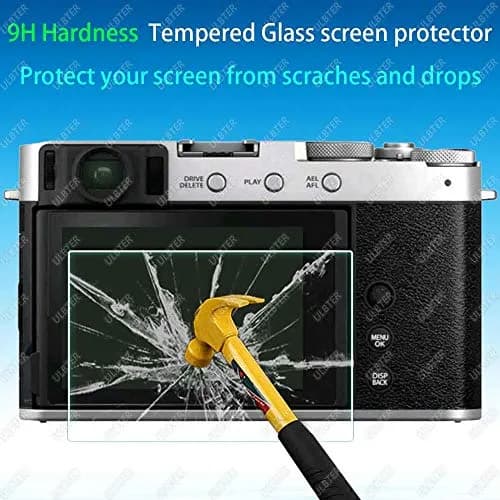 ULBTER Tempered Glass Screen Protector for Fujifilm X100VI X-E4 X100V | 3+2 Pack thumbnail 3