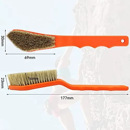 TWO STONES Boar Hair Rock Climbing Brush 175mm Handle | Durable Boulder Cleaning Tool for Indoor & Outdoor Climbing thumbnail 3