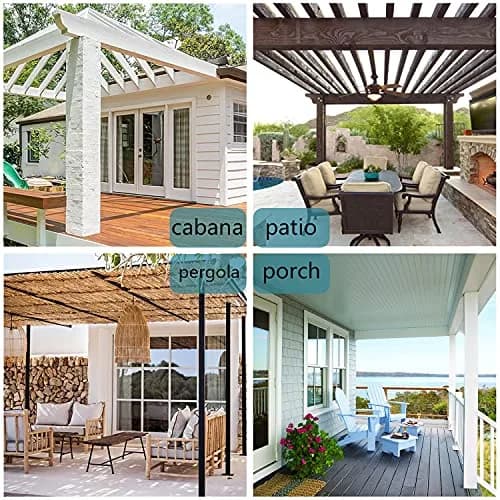BONZER Outdoor Curtains for Patio Waterproof Thick Privacy | Water-Resistant & Privacy-Enhancing thumbnail 7