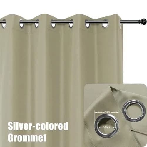 BONZER Outdoor Curtains for Patio Waterproof Thick Privacy | Water-Resistant & Privacy-Enhancing thumbnail 2