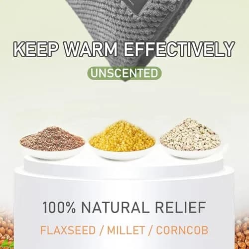 uncn Wide Microwave Heating Pad with Washable Cover 9.5 x 16in Microwavable | Soothes Muscles & Relaxes Tension thumbnail 6