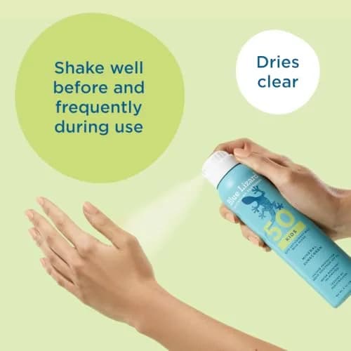 Blue Lizard Kids Mineral Sunscreen Spray SPF 50+ 148ml (5 fl oz) | Broad-Spectrum UVA/UVB Protection thumbnail 5