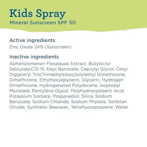 Blue Lizard Kids Mineral Sunscreen Spray SPF 50+ 148ml (5 fl oz) | Broad-Spectrum UVA/UVB Protection thumbnail 7