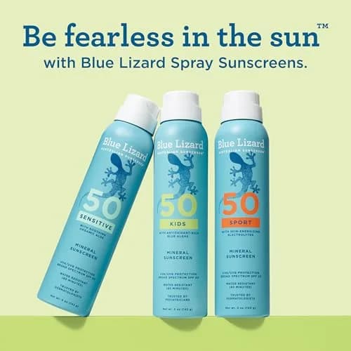Blue Lizard Kids Mineral Sunscreen Spray SPF 50+ 148ml (5 fl oz) | Broad-Spectrum UVA/UVB Protection thumbnail 8