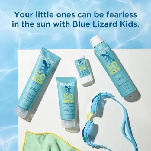 Blue Lizard Kids Mineral Sunscreen Spray SPF 50+ 148ml (5 fl oz) | Broad-Spectrum UVA/UVB Protection thumbnail 9