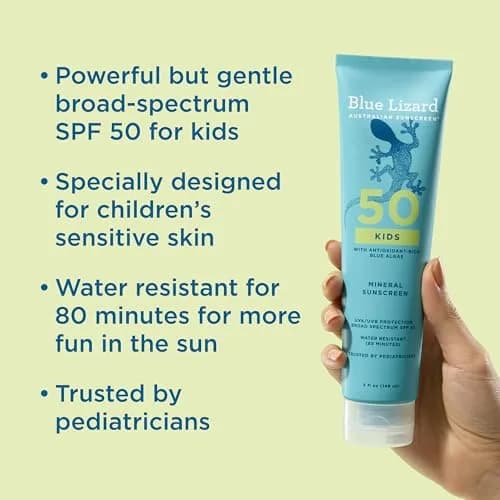 Blue Lizard Kids Mineral SPF 50 Sunscreen Lotion 156 g (5.5 Fl Oz) | Broad Spectrum UVA/UVB Protection thumbnail 2