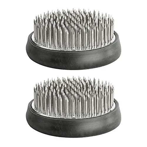 alladaga Stainless Steel Flower Frog Pin Holder 5 cm (2 Inch, 2-Pack) | 127 Needles for Floral Arrangement thumbnail 1
