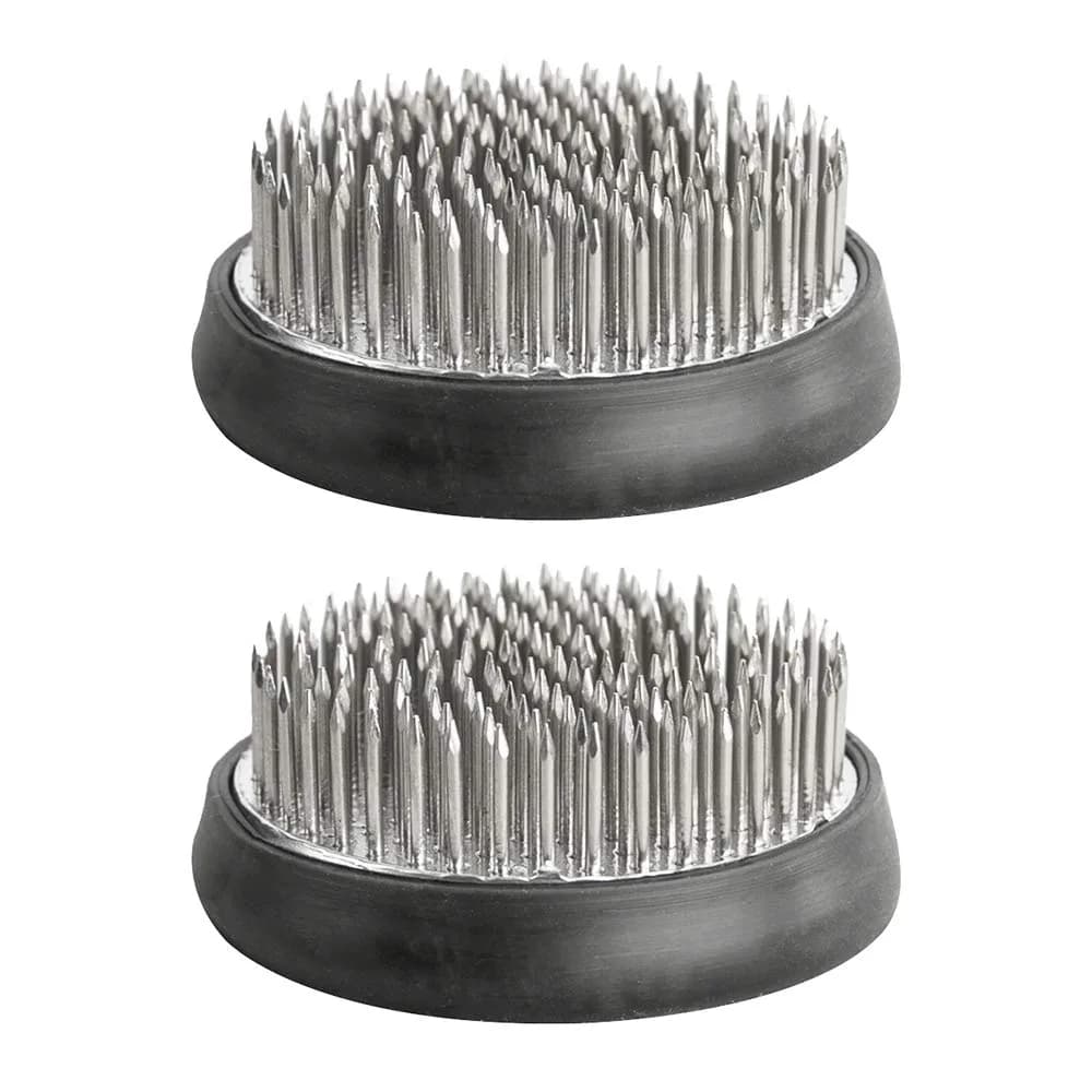 alladaga Stainless Steel Pin Flower Frog 60mm (2.4 Inch) | 169 Needles for Floral Arrangement — 2 Inch (2pcs)