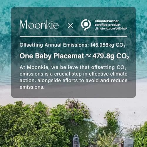 Moonkie Silicone Placemats for Baby & Kid, 2 Packs, 40cm x 30cm (15.7" x 11.7") | Stain-Proof, Non-Slip Toddler Food Mats thumbnail 10