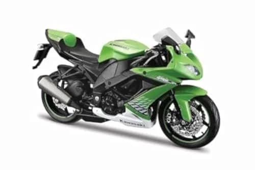 Maisto Kawasaki Ninja ZX-10R Motorcycle 1:12 Scale | Die-Cast Collectible Replica for Enthusiasts thumbnail 1