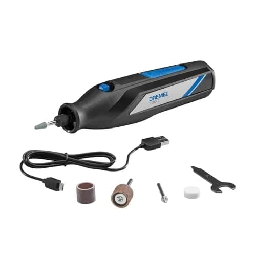 Dremel 7350 4V Cordless Rotary Tool Kit with 5 Accessories, 12000 RPM, USB-C Rechargeable Battery | Lightweight DIY & Crafting Tool thumbnail 1