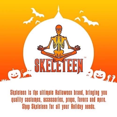 Skeleteen Big Fake Oversized Black Glasses – Thick Shiny Square Frames Nerd Costume Accessory (One Size) thumbnail 7