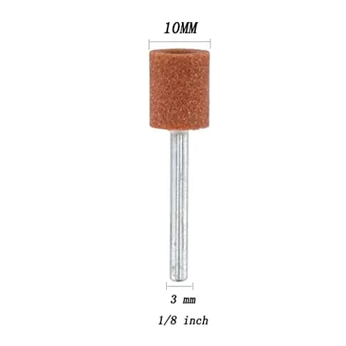 Luo ke 18 Pcs 1/8'' Shank Aluminum Oxide Rotary Grinding Stone Sets for Metal & Non-Metal Polishing thumbnail 3