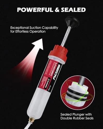 SEDY Fluid Extractor - 200cc Oil & Fluid Pump | Multi-Purpose Automotive Syringe thumbnail 7