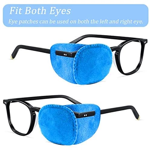 THSIREE Blue 4 Pack Eye Patches for Kids | Soft Velvet Material for Lazy Eye Treatment thumbnail 6
