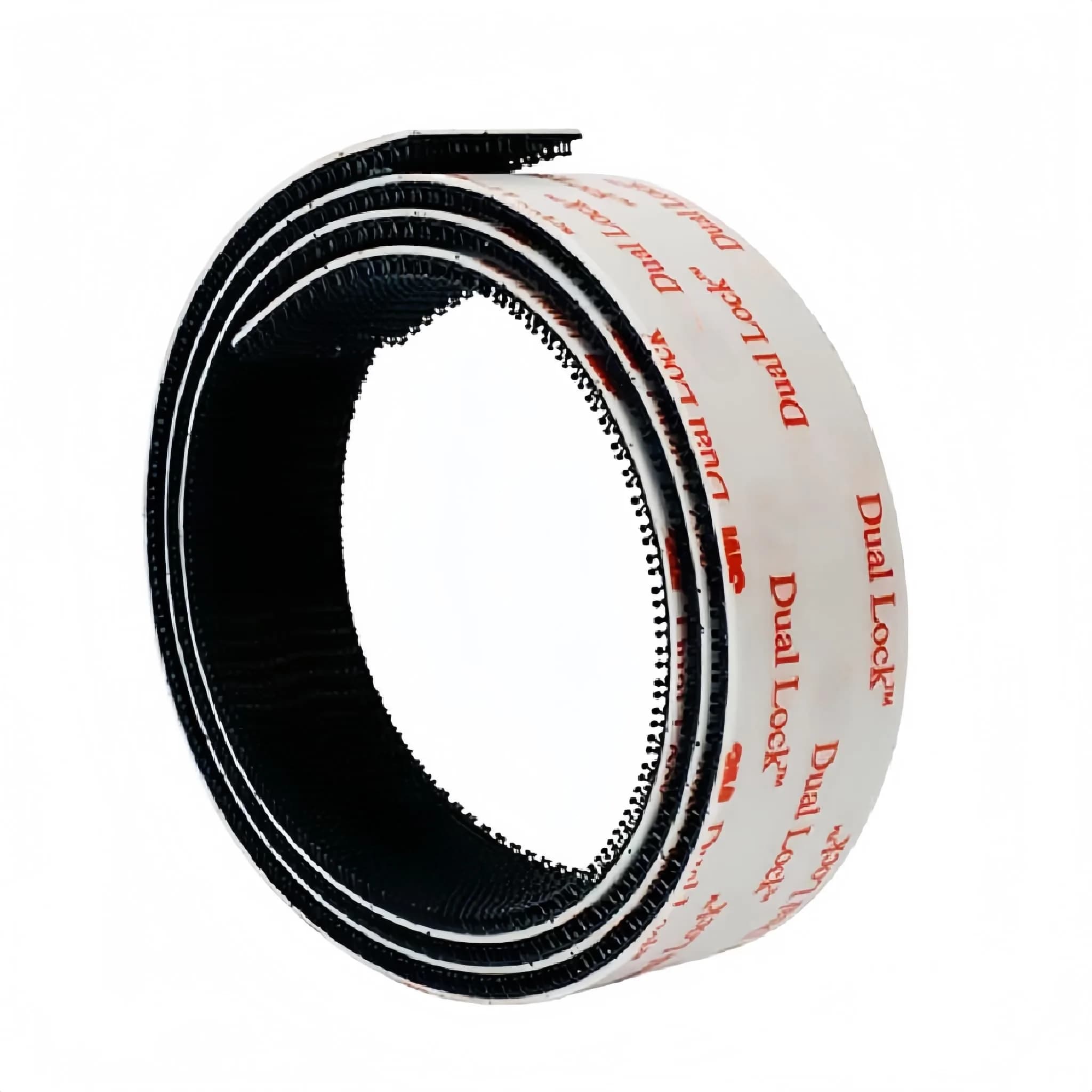 SANKA Self Adhesive Hook and Loop Tape Roll, Heavy Duty Sticky Back Fastener, White 5.08 cm x 3.05 m (2 in x 10 FT) — Dark Black / 1IN*3.28FT
