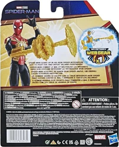 Marvel Spider-Man: No Way Home Mystery Webgear Action Figure 15.24 cm (6 Inch) | Authentic USA Import thumbnail 6