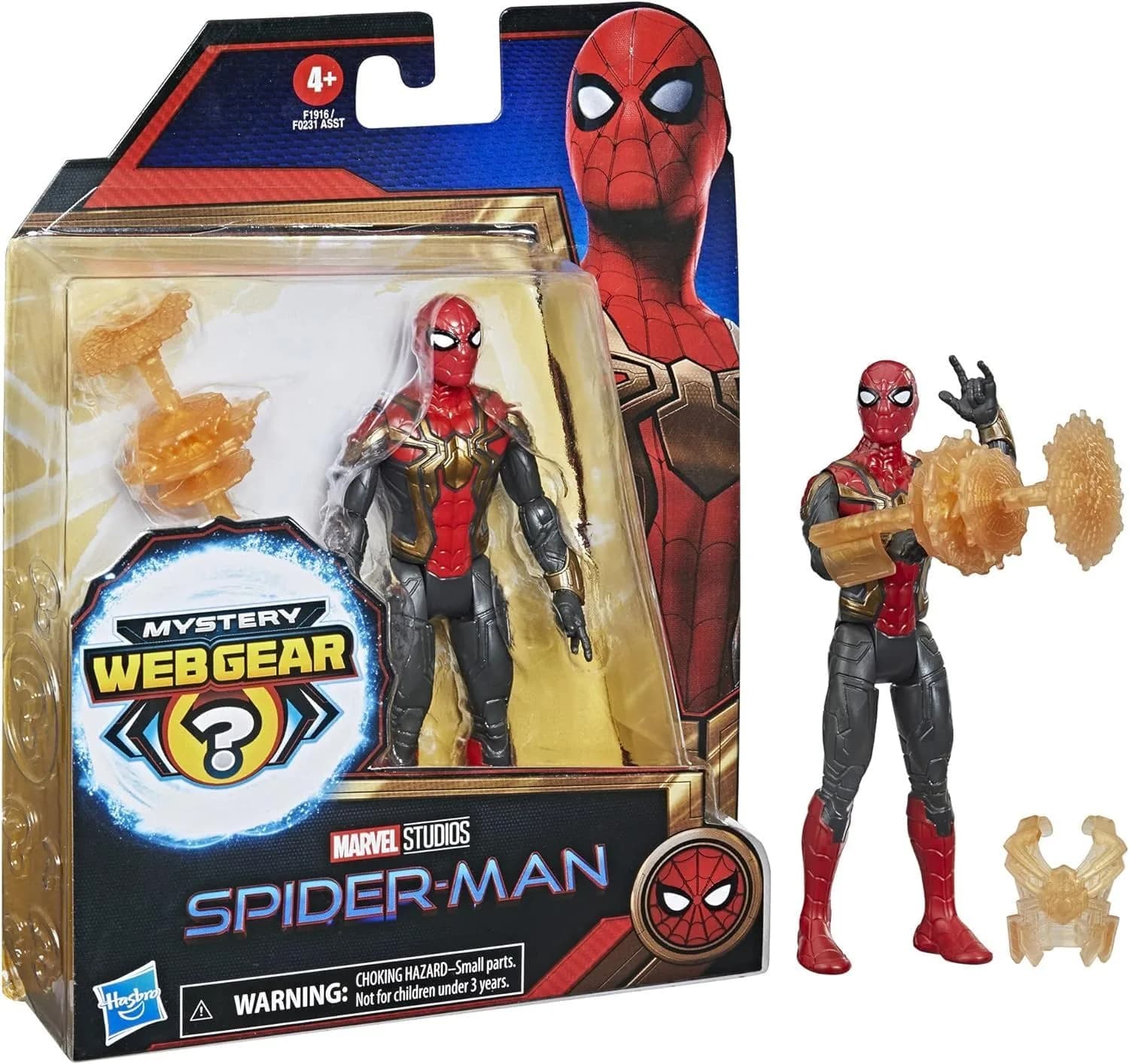 Marvel Spider-Man: No Way Home Mystery Webgear Action Figure 15.24 cm (6 Inch) | Authentic USA Import