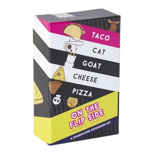 Taco Cat Goat Cheese Pizza On The Flip Side Expansion Set by Dolphin Hat Games | Fast-Paced Card Game for Ages 7+ thumbnail 1