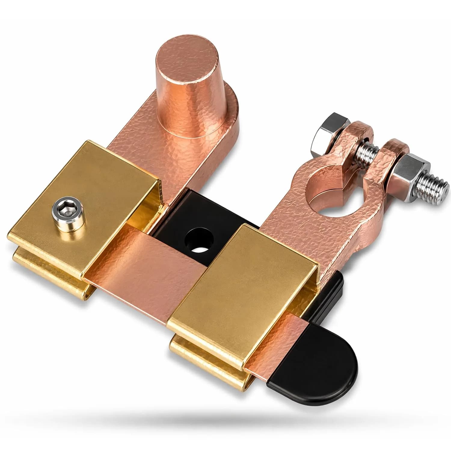 COZYEHOO Top Post Knife Blade Master Switch 12V 24V | Heavy Duty Brass Battery Disconnect