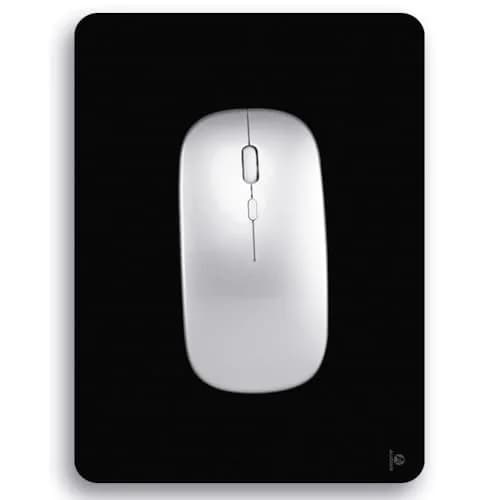 Audimi Small Mouse Pad 6 x 8 Inch, Mini Mouse Pad Thick for Laptop Wireless Mouse Home Office Travel, Portable & Washable (Black) | Smooth-Gliding Cloth Surface thumbnail 1