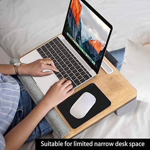Audimi Small Mouse Pad 6 x 8 Inch, Mini Mouse Pad Thick for Laptop Wireless Mouse Home Office Travel, Portable & Washable (Black) | Smooth-Gliding Cloth Surface thumbnail 3