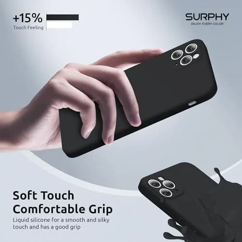 SURPHY Liquid Silicone Slim Case for iPhone 11 Pro Max 6.5 Inch | Camera & Body Protection thumbnail 5