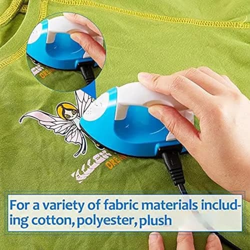 Honoson Mini Craft Iron with Charging Base Tiny,Blue | Portable DIY Heat Press for Small Projects thumbnail 4