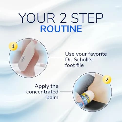 Dr. Scholl's Severe Cracked Heel Repair Balm 2.5oz | 25% Urea for Dry, Cracked Feet thumbnail 8