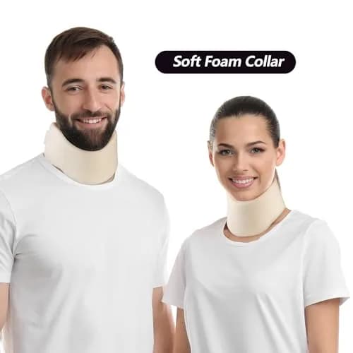Cozyhealth Soft Foam Neck Brace Universal Cervical Collar, Adjustable Neck Support for Sleeping - Medium (13.3"-15.7" Neck Circumference) thumbnail 5