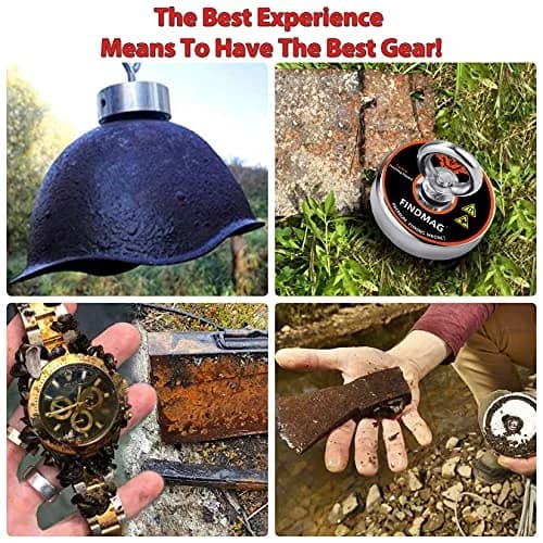 FINDMAG 1500 LBS Fishing Magnet Kit 120mm (4.72 Inch) Diameter | Heavy Duty Neodymium Magnet for Treasure Hunting thumbnail 4