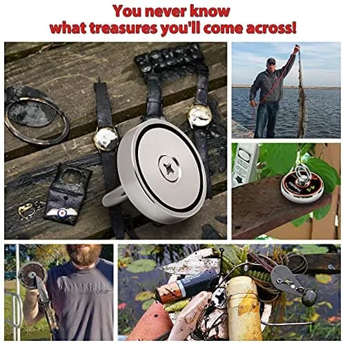 FINDMAG 1000 LBS (454KG) High Power Fishing Magnet Kit | Salvage Treasure Underwater thumbnail 5