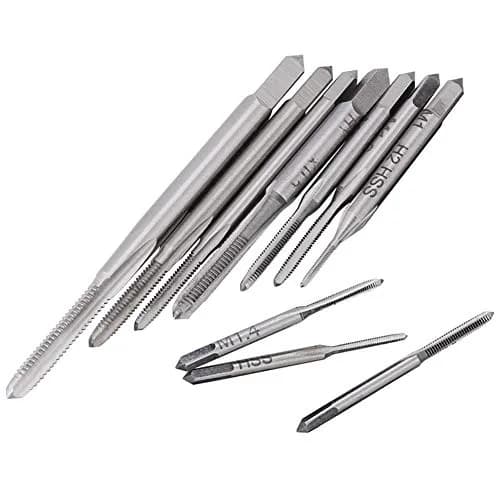 YAKAMOZ Micro Metric Tap Set M1-M3.5 HSS 10-Piece | Precision Tapping for Small Threads thumbnail 4