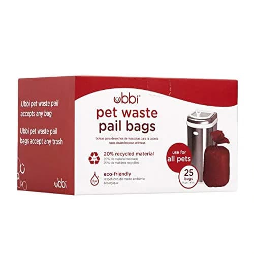 Ubbi Pet Waste Pail Bags, 25 Count | Leak-Proof, 13-Gallon Capacity, Recycled Material thumbnail 1
