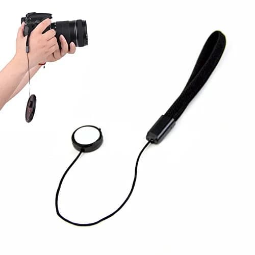 VizGiz Lens Cap Keeper Lanyard 23cm Black | Anti-Lost Self-Adhesive for DSLR Cameras thumbnail 4