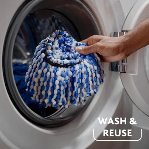 O-Cedar RinseClean Spin Mop & Bucket System with 2 Microfiber Mop Heads | Cleans with Clean Water | Removes 99% of Bacteria thumbnail 7