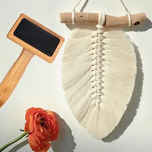 tyoungg Macrame Comb with Wooden Handle & Stainless Steel Needles | 14.5 cm (5.7 in) thumbnail 5
