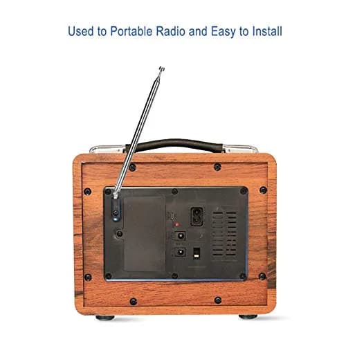 ENUODA Telescopic FM Antenna 17-76cm | Portable Radio & Home Stereo Receiver Compatible thumbnail 4