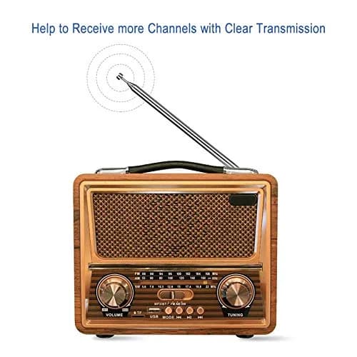 ENUODA Telescopic FM Antenna 17-76cm | Portable Radio & Home Stereo Receiver Compatible thumbnail 3