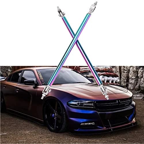 Rich Choices 2PCS Adjustable Splitter Strut Rods 8"-13" | Reinforce Front Lip & Diffuser thumbnail 2
