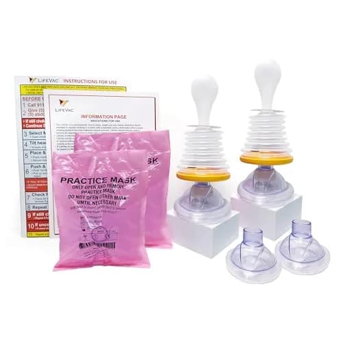 LifeVac Home Kit 2 Pack - Portable Suction Rescue Device for Kids & Adults | Emergency Airway Solution thumbnail 1