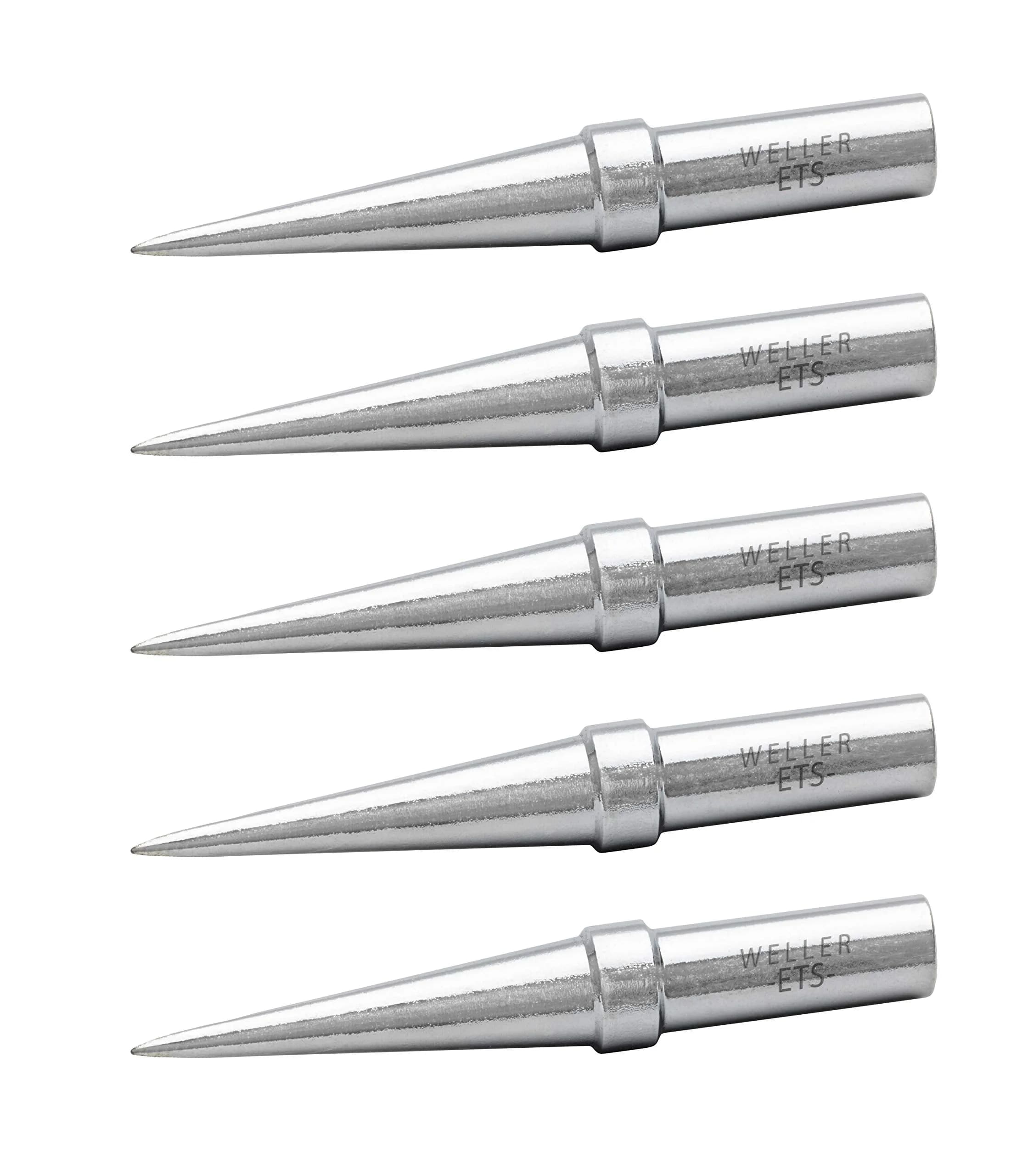Weller Genuine ET Soldering Tips (TETS-5) Conical 0.4mm | 5-Pack for WE1010 Station