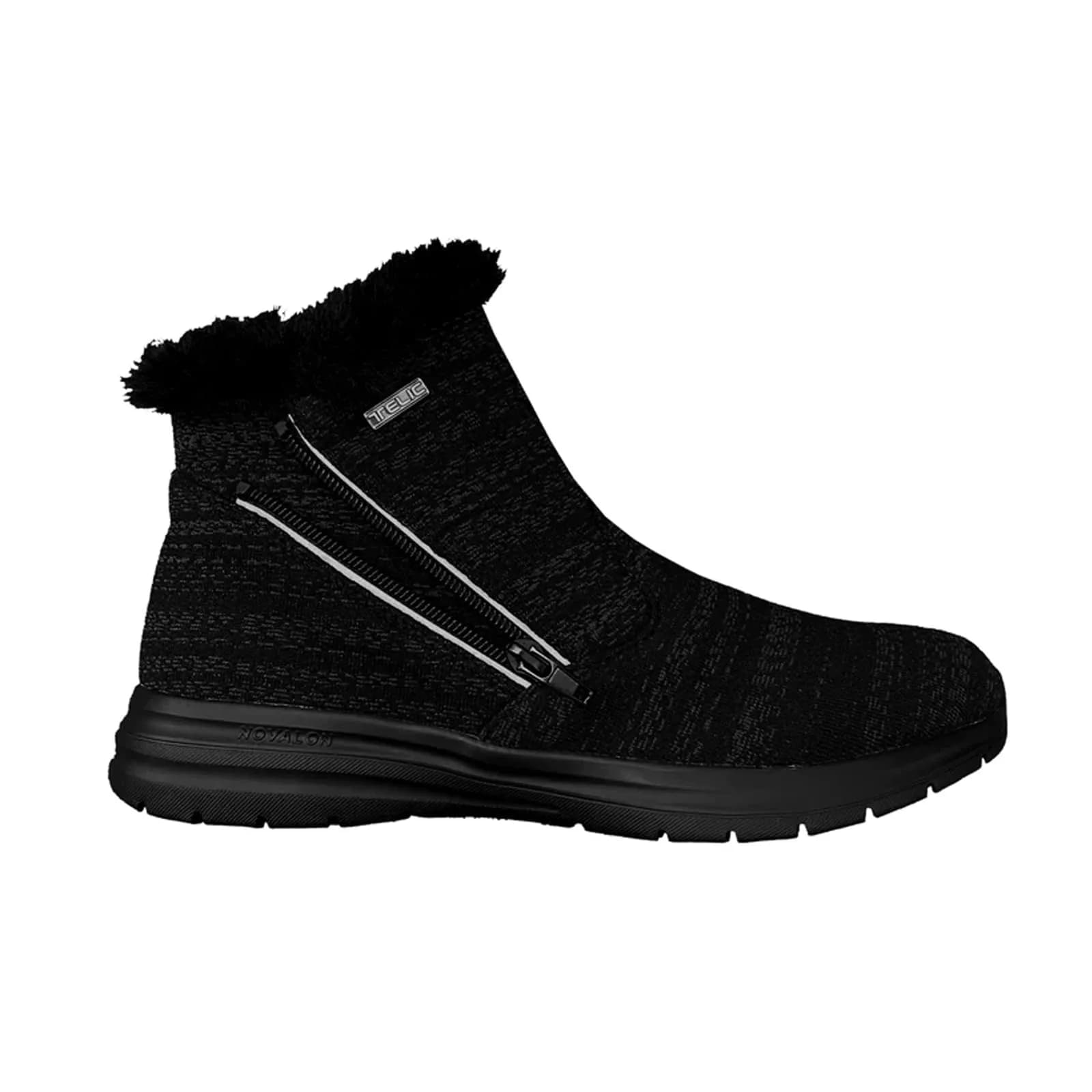 Telic Women's Apres-Ski Recovery Boots, Snowdrift, Size 9 | Supportive Novalon Material & Recovery Technology — Black Diamond / 7