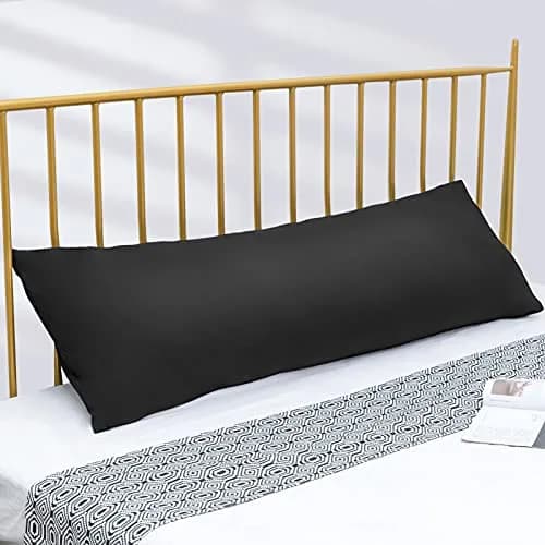 DOWNCOOL Luxury Full Body Pillow Insert with Cover 54"x20" | Soft, Breathable, and Supportive for Side Sleepers thumbnail 2