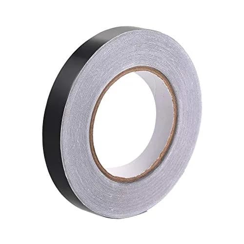 uxcell Aluminum Foil Tape Black Matte 12mm x 50m (0.47in x 164ft) | Non-Reflective HVAC Sealing Tape thumbnail 1