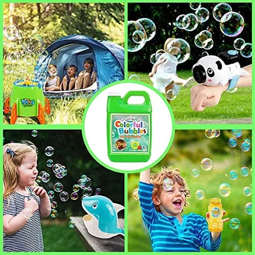Lulu Home Concentrated Bubble Solution Grass Green 1 L (33.8 OZ) | Non-Toxic & Safe for Kids Over 3 thumbnail 4